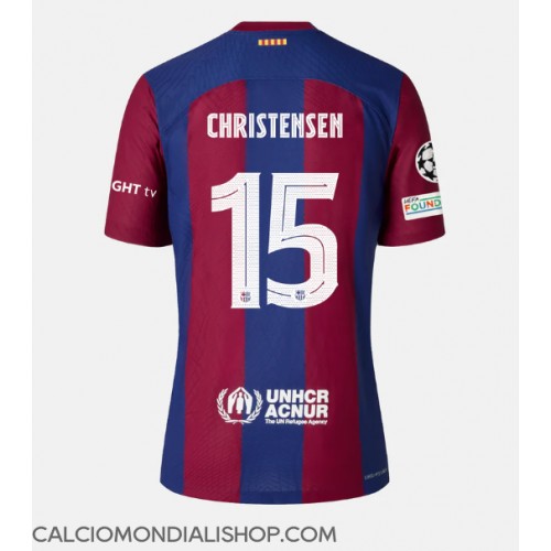 Maglie da calcio Barcelona Andreas Christensen #15 Prima Maglia 2023-24 Manica Corta